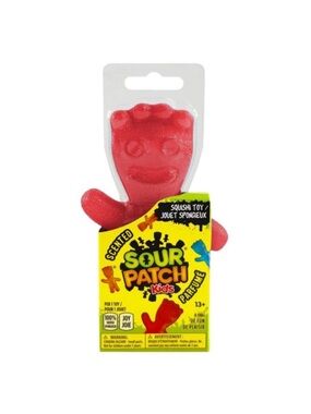 Jumbo Scented Sour Patch Kid Squish Fidget Toy- RED